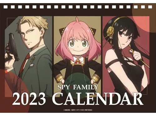 TV Anime SPY X FAMILY CL-010 Tischkalender 2023
