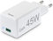 Hama Ladegerät, 45 Watt, USB C (Schnellladegerät mit Power Delivery, Qualcomm Quick Charge 3.0, USB Ladegerät mit GaN-Technologie, für Handy Samsung S23 Ultra, S22 Ultra, S20, iPhone, Tablet, Laptop)