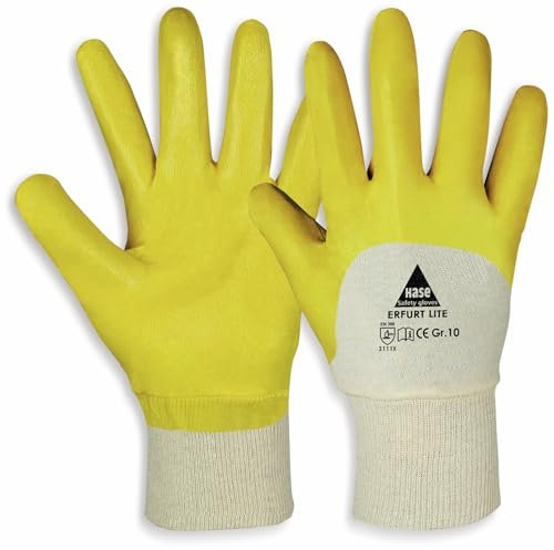 Hase Safety gloves Arbeitshandschuhe, Nitril, ERFURT LITE, EN388/EN420, Größe 11