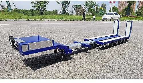 wheelfun Degree 1/14 Metall-Schwerlast-4-Achs-Anhänger 997 TAMIYAY RC-Traktor-LKW