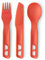 Sea to Summit Passage Camp - Set di posate, forchetta, cucchiaio e coltello, arancione speziato