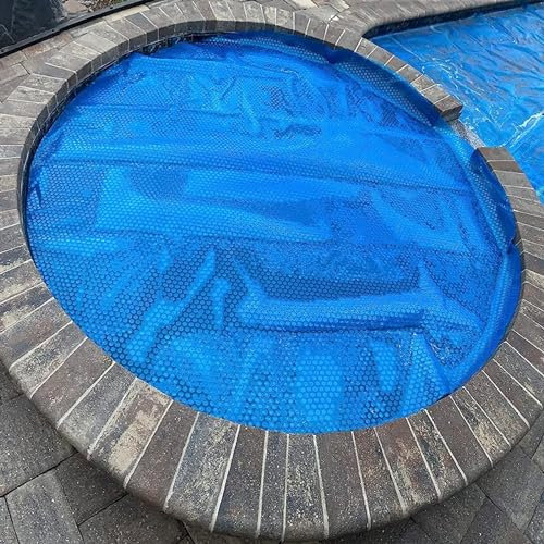 Bâche Solaire de Piscine Couverture de piscine ronde d'été, couverture solaire pour piscine creusée pour jardin, piscines familiales extérieures, dôme de couverture de piscine gonflable ( Size : Diame