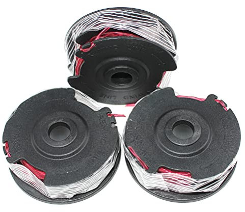 ICOOYO Spule und Schnur für Wolf Garten 72 V Li-Ion Power 30T, GT840, GT845, GT850, Blue Power GHE840, GHE 845, GHE850, GTB36, Spear & Jackson HG500B