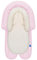 INFANZIA 2-in-1 Baby Sitzverkleinerer Universal für alle Kinderwagen Buggy, Neugeborenen Einsatz, Kopfstütze für Babyschale und Autositze (Rosa)