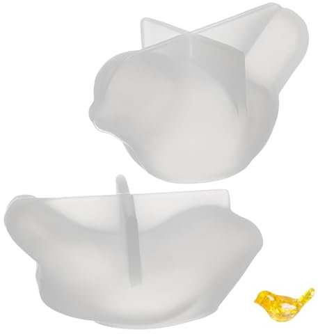 KOMBIUDA 2stücke Diy Kristall Epoxid Silikonform Kreative Vogelornamente Gießform Für Bastelprojekte Niedliche Und Praktische Vogel Modelle