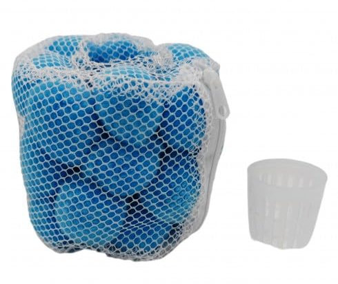 Coil Pool Blue Lot de 20 balles filtrantes pour Piscine - Filtre à Eau écologique réutilisable - Compatible avec Les filtres de Type VI et Type S1 - Réduit Les bactéries - 40 g