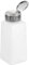 sourcing map Solvent Alcohol Dispenser 250ml(8.8oz) Nail Polish Remover Push Down Liquid Dispenser Pump Bottle with Stainless Steel Press Head for Acetone Solution, White