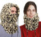 Geyoga Balaclava Winter Sturmhaube Skimaske Motorradmaske Fahrrad Verstellbar Winddicht Gesichtshaube Outdoor(Leopard)