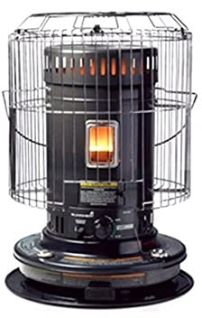 BomDog Calentador de Aceite Portátil Deo Inoxidable, Calentador de Convección de Queroseno de Interior, Calentador de Queroseno Estufa de Camping/Black
