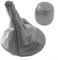 Hasaller 5-Gang-Schaltmanschette Schaltknauf Leder Sti-ck Schaltsack Abdeckung Schaltknauf Gaiter Boot Cover Speed Gear Shift Knob with Dustproof Boot Collars Gear Shift Knob Cover