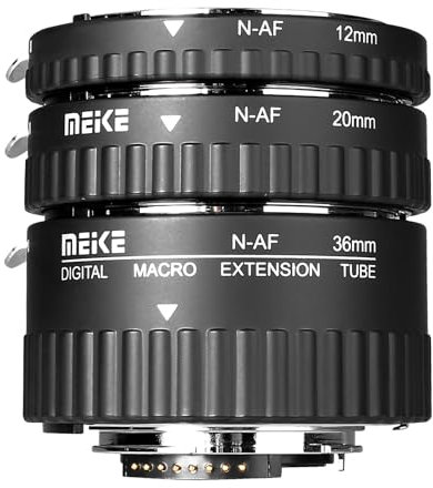 Meike MK-N-AF1-A Makro Elektronische Halterung Autofokus Makro Metall Verlängerungsrohr Adapter Für Nikon DSLR Kamera D80 D90 D300 D300 SD800 D3100 D3200 D5000 D51000 etc