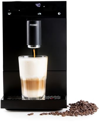PRIMO Vollautomatische Espressomaschine - 19 Bar - Schwarz