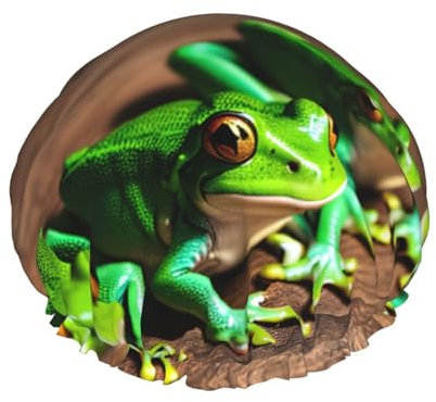 Duschhaube mit lustigem Frosch-Aufdruck, doppellagig, wiederverwendbar, leicht, weich und verstellbar, für Damen und Herren