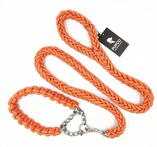 Paracord Rope Lead Set Small/Orange