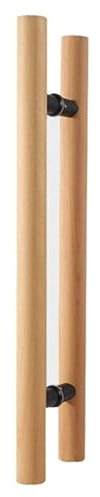 GLETSF Maniglie per Porte in Legno Massello, Maniglia per Porta Scorrevole Commerciale/Maniglia per Porta in Vetro per Negozio/Ufficio/Garage, 5 Misure-One Color-1200 * 800mm