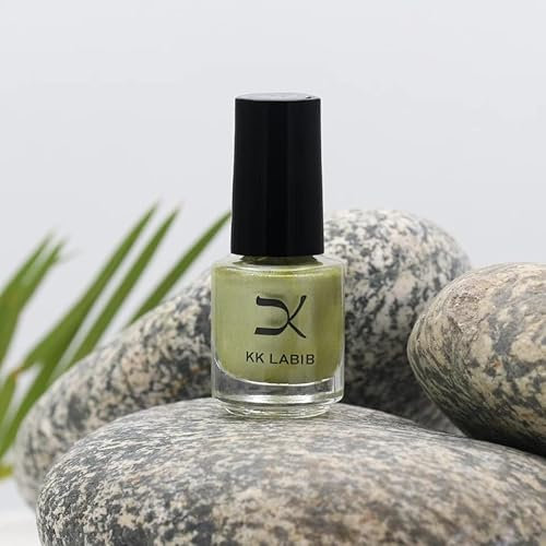 Mirror Effect Chrome Nails Polish Magic Metallic Art Varnish 5ml Super Shine (Yellow Green)