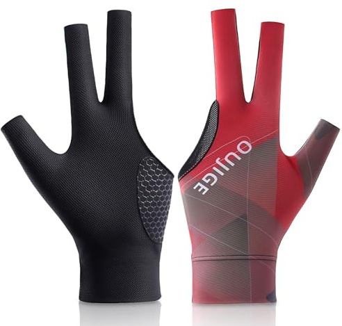 flintronic Snooker Handschuhe, Billiards Billard Handschuh, rutschfeste Poolhandschuhe für Pool-Spiele, Snooker