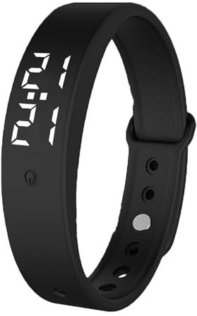 MeiKYing Vibrationswecker Armband,Vibrationsalarm Erinnerung Uhr,Pillenerinnerungen,Silent Vibrating Alarm Reminder Watch mit Timer,wasserdichte Uhren für Jungen,Mädchen und Erwachsene