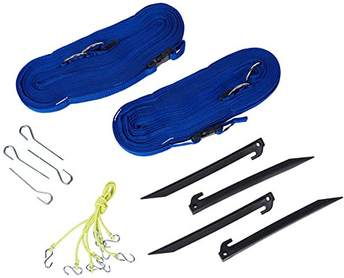 Park & Sun Sports with Ground Stakes Volleyball-Grenze, blau, 1 Boundary Marker