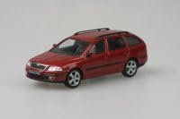 SKODA OCTAVIA II 2 KOMBI COMBI ROT RED FLAMENCO METALLIC 143AB002J 1/43 ABREX MODELLAUTO MODELL AUTO