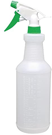 Jantex Colour-Coded Spray Bottle 750ml - Green - Trigger Operation, Adjustable Nozzle, Professional Janitor Beauty Hairdressor Gardening and Home Cleaning | CD818