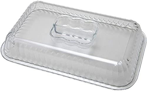 Genware NEV-8111-07 Lid for Tulip Deli Crock For 2.3 kg, Clear