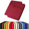 aqua-textil Viana Spannbettlaken Doppelpack 90x200-100x200 cm Bordeaux rot Baumwolle Spannbetttuch Jersey Laken