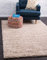 Unique Loom Solo Solid Shag Kollektion Moderner Plüsch-Hochflor Teppich, Taupe, 122 x 183 cm