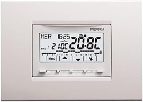 Crono termostato da incasso modello 1CRCDS29 Perry con alimentazione 230V