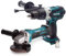 Makita DHP458Z 18V LXT Cordless Combi Drill and DGA452Z 18V Angle Grinder - 18V Combi Drill, 18V Angle Grinder, Power Tools Combo Kit, Makita Drill, 18V Tool Kit