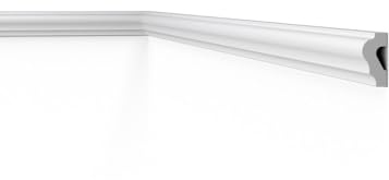 WL2 WALLSTYL Chair Rail - 40 x 20 x 2000 mm - NOËL & MARQUET - a Brand of NMC - High Density Polystyrene