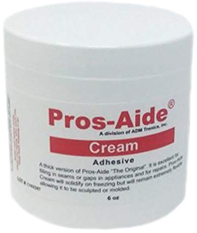 Pros-Aide Cream Adhesive 6 Oz. Jar - Official Product of ADM tronics by Pros-aide