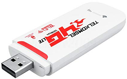 SODIAL Tarjeta SIM portátil para módem de banda ancha USB Dongle USB 150Mbps 4G/3G LTE WiFi desbloqueada