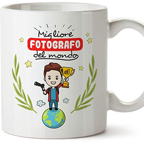 Mugffins Tazza Fotografo (Migliore del Mondo) - Idee Regali Originali Fotografia