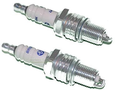 2 X F6TC / F7TC Zündkerze kompatibel mit verschiedene Motorsense Rasenmäher Srtomerzeuger Generator