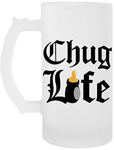 Chug Life Transparent Bier Becher Beer Mug