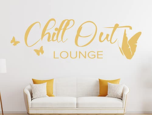 Wandtattoo Wohnzimmer Chill Out Lounge von timalo® über 30 seidenmatte, harmonische Farben | 75044-Burgunder-M-160x50