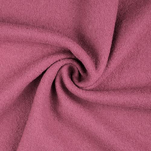 Walkloden-Walkstoff-LAURA-von Stofftreff-100% Wolle, Meterware, 0,5m, Loden, Trachtenstoffe, Wollwalk, Wollstoff (Altrosa-6001)