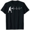 Tennisspieler mit ECG Pulse für Tennis T-Shirt