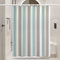 Duschrollo 120X180, Bath Curtain Blau Streifen Duschvorhänge Muster Duschvorhang Überlänge