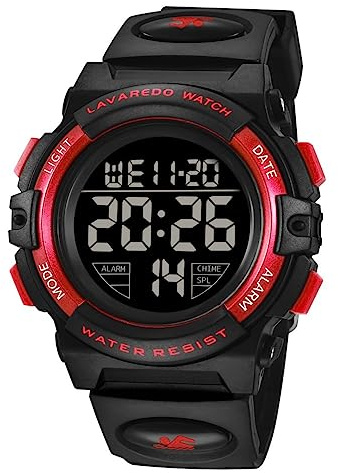 BEN NEVIS Digital Uhren für Kinder Jungen - Wasserdicht Sports Outdoor Digitaluhr Kinder Silikon Armbanduhr mit Wecker/Stoppuhr/LED-Licht/Stoßfest/Datum,Elektronische Kinderuhren