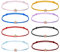 8 Stück Stern Freundschaftsarmband, Stern Seil Armbänder, Paar Armband, Filigranes Stern Armband, Gewebtes Stern Armband, Größenverstellbar Stern Armband für Frauen Mädchen, Für Gute Freunde, Kinder