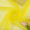 100cm×150cm Stoff aus Organza,Tüllstoff Tüll Meterware Tüll Dekostoff Tulle Fabric für Nähen DIY Basteln Kleidung Hochzeitskleider Party Geburtstag Hochzeit Hintergrunddekoration,Gelb