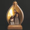 Natività led in poliresina 14,5x9xh.24 cm, Xmas
