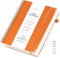 Notizbuch Gepunktetes A4 Spirale - Spiralblock a4 Dot Journal, Notizbücher Spiralbindung a4 Notebook, Notizheft 100 g/m² Dotted Papier Notizblöcke Ringbuch - 21,5 X 28cm Orange
