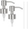 BGOBTY Seifenspender Ersatzpumpe,2 Stück Seifenspender Pumpkopf,Edelstahl Seifenspender Pumpe für 28 mm Gewinde Flasche,Edelstahl Pumpaufsatz für Flüssigseifen,Shampoos,Waschmittel