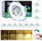 Shine Decor LED Einbaustrahler, Warmweiß 3000K Dimmbar, Spot Deckenstrahler, Einbauleuchten Für Schlafzimmer Badezimmer Küche, 10er Set