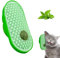 Katzenminze Balls Spielzeug für Katze, Katzenspielzeug Selbstbeschäftigung, Katzenminzekamm Selbstmassagebürste für Indoor lange/kurze Fellkatzen (Grün)