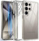 COPIKE Funda Antigolpes para Samsung Galaxy S25 Ultra con 2 Protectores de Pantalla, Carcasa Delgada Anti-Amarillo Antiarañazos PC Duro Respaldo, Transparente