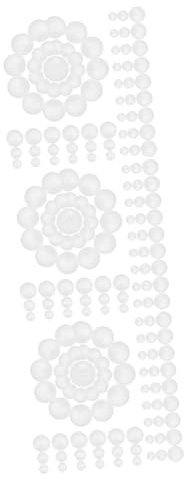 SHINEOFI 3 Sätze Schaumkugel Schaum Zur Dekoration Mini-rundsteckschaum Bastelzeug Für Dekoration Weihnachten Partyschäume Schaumstoffmodelle Herstellen Weiß 150 Stück * 3